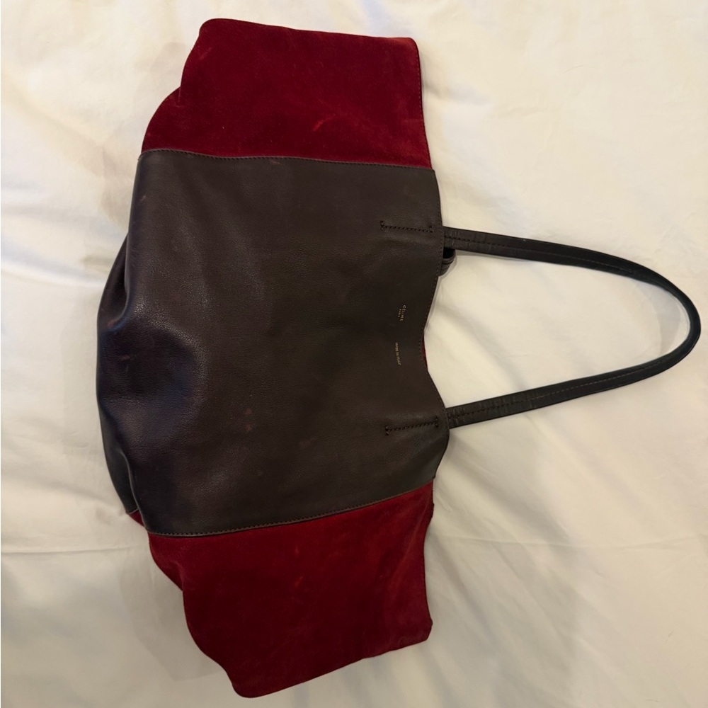Celine Elegant Burgandy Tote